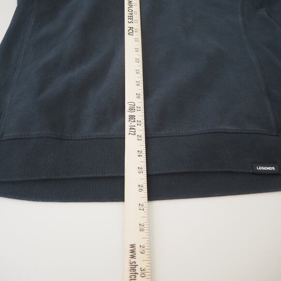 Legends Highland 1/4 Zip Long Sleeve Performance Pullover Black Mens XL - Picture 9 of 10